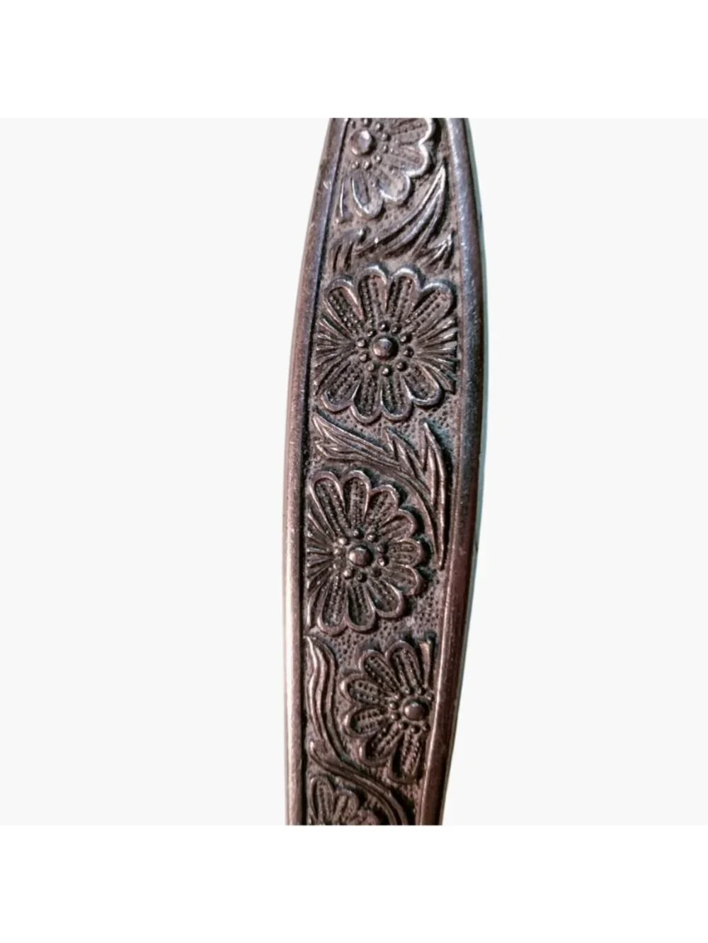 Vintage Dinner Knife Floral Daisy Handle Stainless Steel Korea Replacement Lot 2
